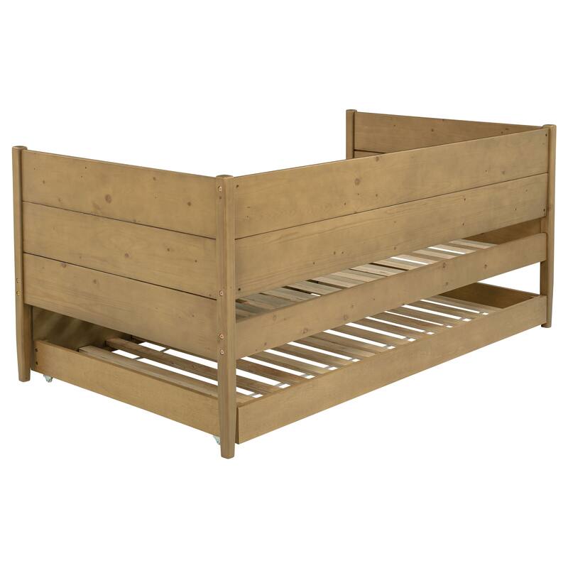 Stewart Natural Twin Daybed With Trundle