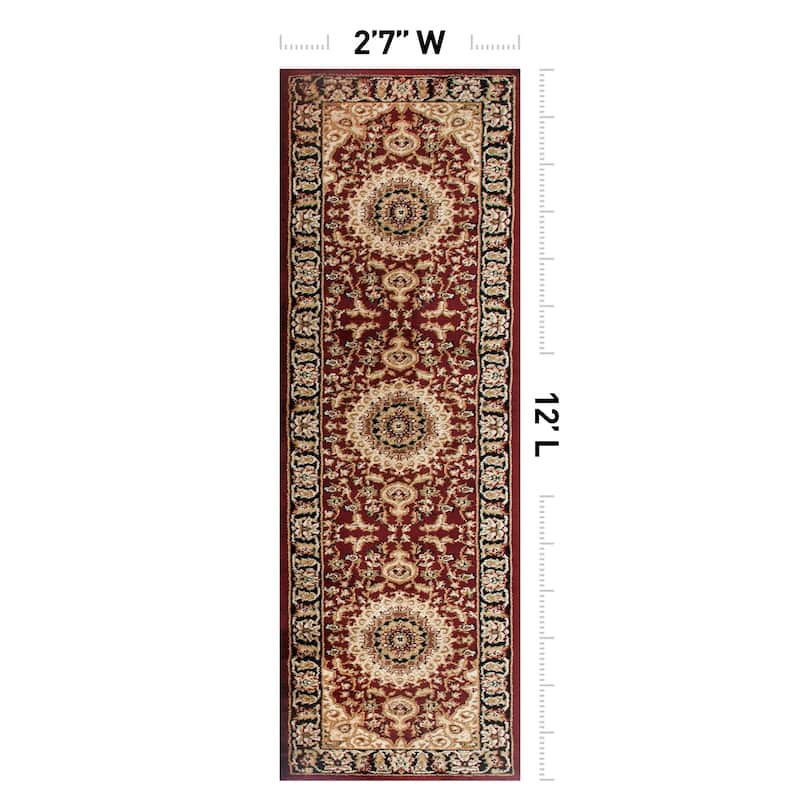 World Rug Gallery Traditional Oriental Medallion Area Rug