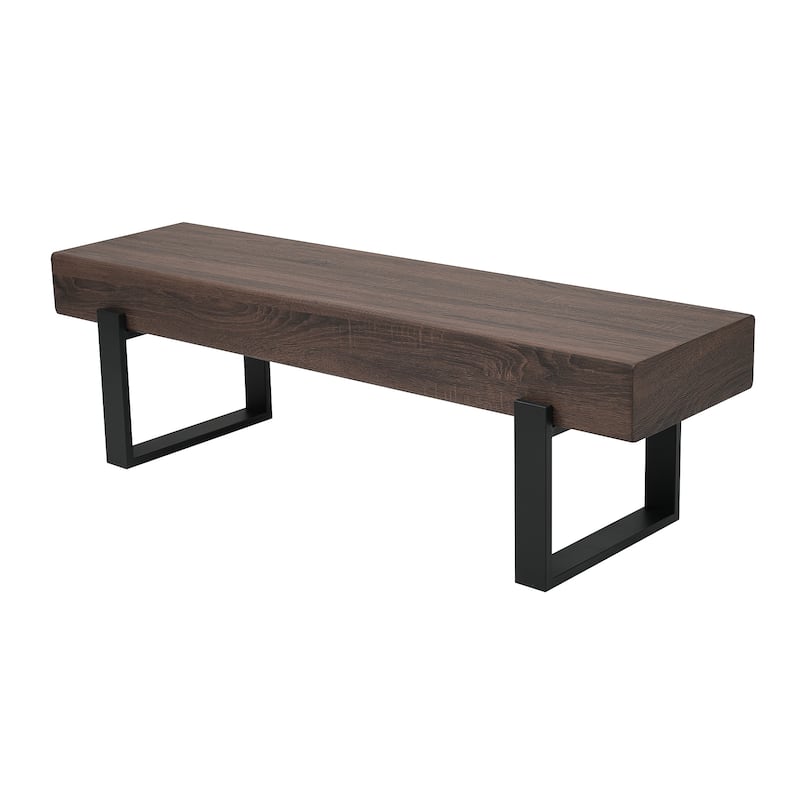 59" Dining Bench, Farmhouse Indoor Kitchen Table Benches,Bed Bench, Industrial Shoe Bench,Entryway Benches