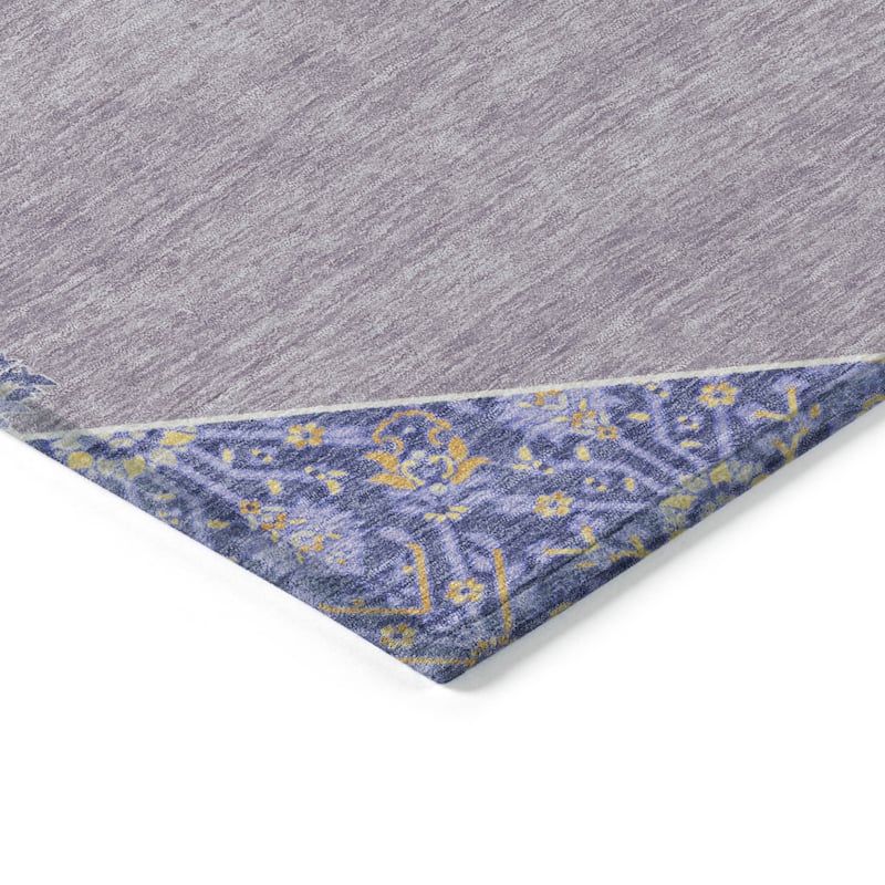 HomeRoots Oriental Traditional Rectangle Outdoor Rug