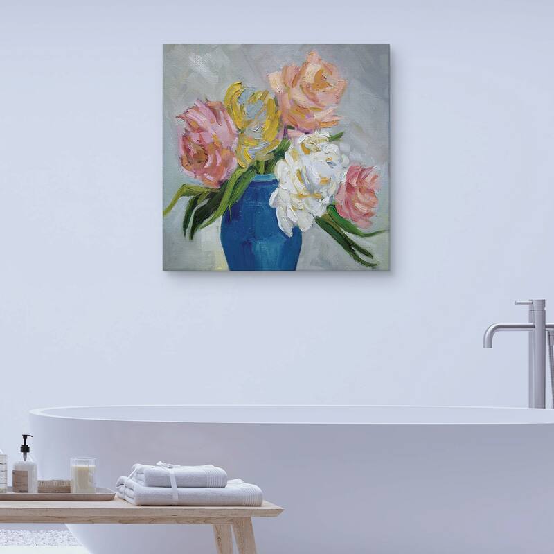 Smell the Rose Crop REV by Alexi Fine Canvas Art Print