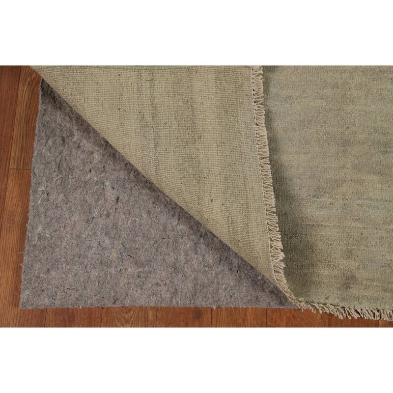 Modern Gabbeh Oriental Foyer Rug Stripe Hand-Knotted Wool Carpet - 3'3"x 5'1"