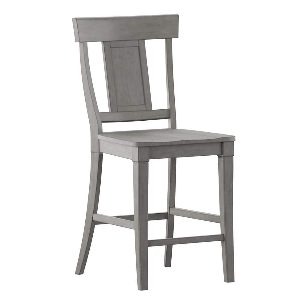 Eleanor Panel Back Wood Counter Chair (Set of 2) by iNSPIRE Q Classic