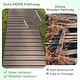 preview thumbnail 10 of 9, Costway 8 FT Outdoor Pathway with HDPE Frame Non-slip Surface Metal - See Details