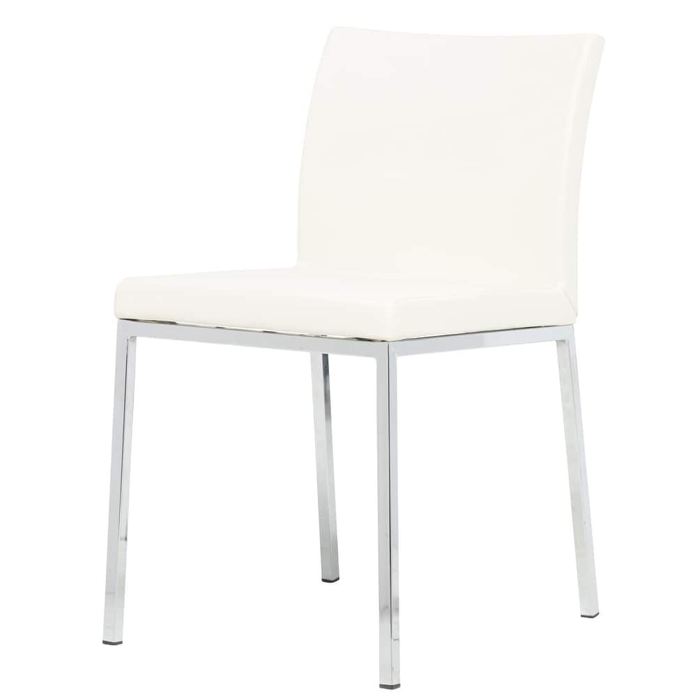 Kahlo Mid-Century Modern Leather Dining Chair