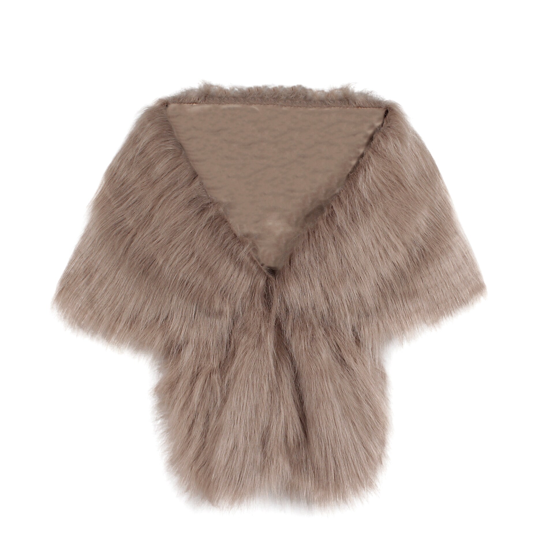 cheap faux fur shawl