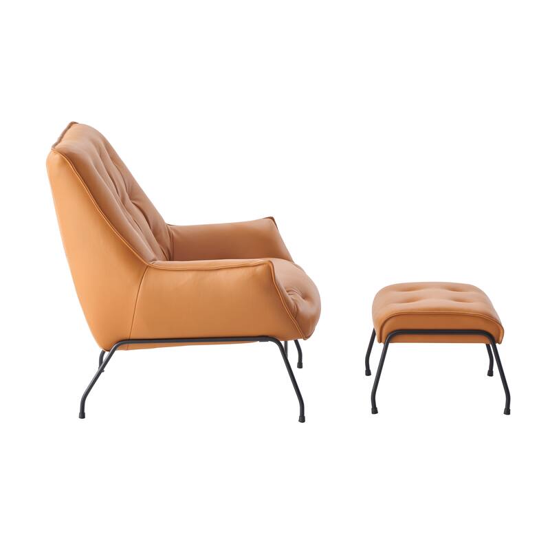 Krispin Accent Chair and Ottoman