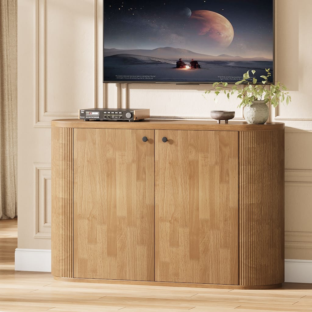 47 Inch TV Stand for TVs up to 55 Inch - 13.7" D x 47.2" W x 31.5" H