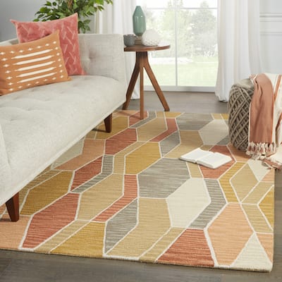 Sade Handmade Geometric Area Rug