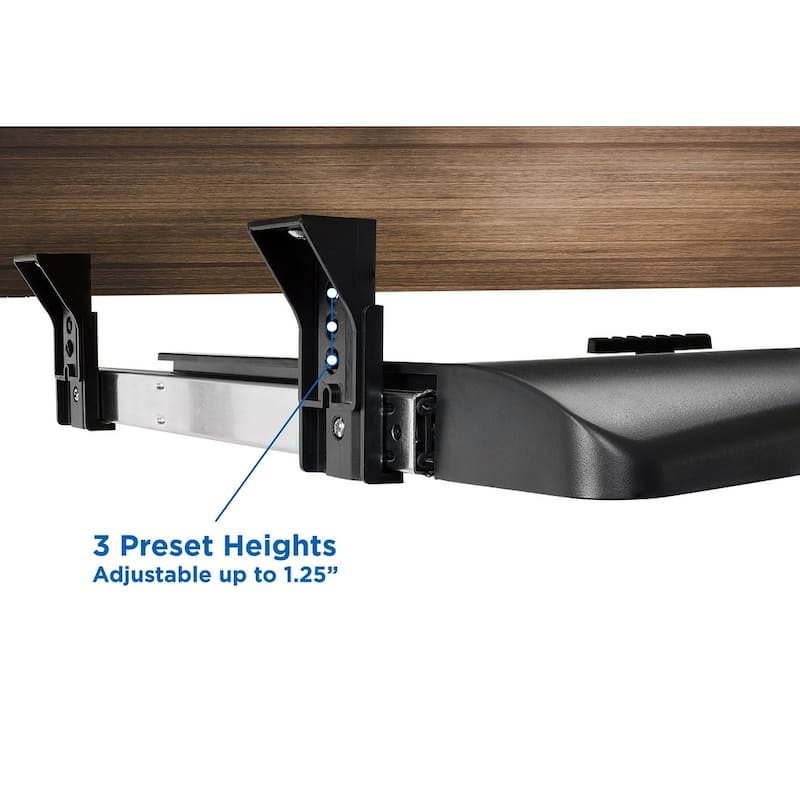 Mount-It! Under Desk Keyboard Drawer with Mouse Platform