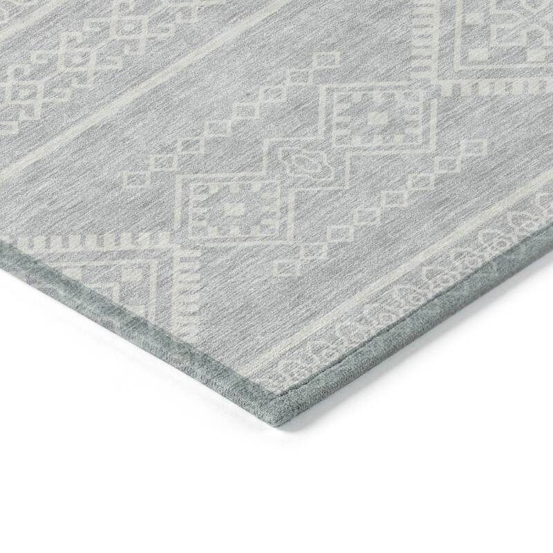 Machine Washable Indoor/ Outdoor Chantille Moroccan Boho Rug