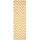 preview thumbnail 37 of 42, SAFAVIEH Handmade Cambridge Lorraine Modern Wool Rug 2'6" x 8' Runner - Ivory/Gold - Runner