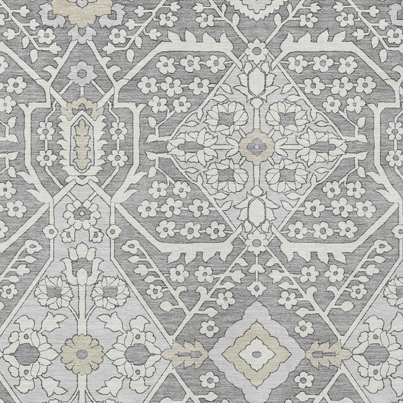 HomeRoots Floral Transitional Rectangle Outdoor Rug