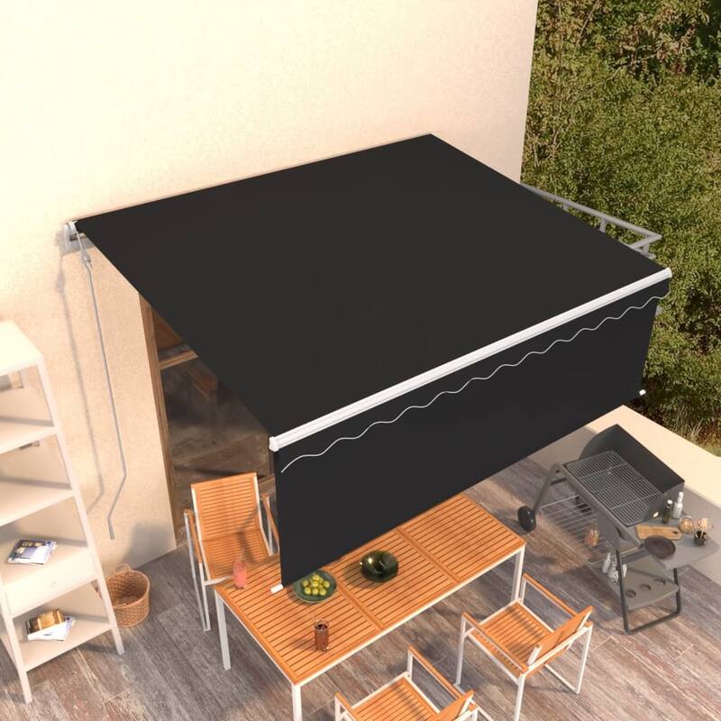 vidaXL Electric Awning Retractable Canopy Sunshade Shelter for Garden Porch