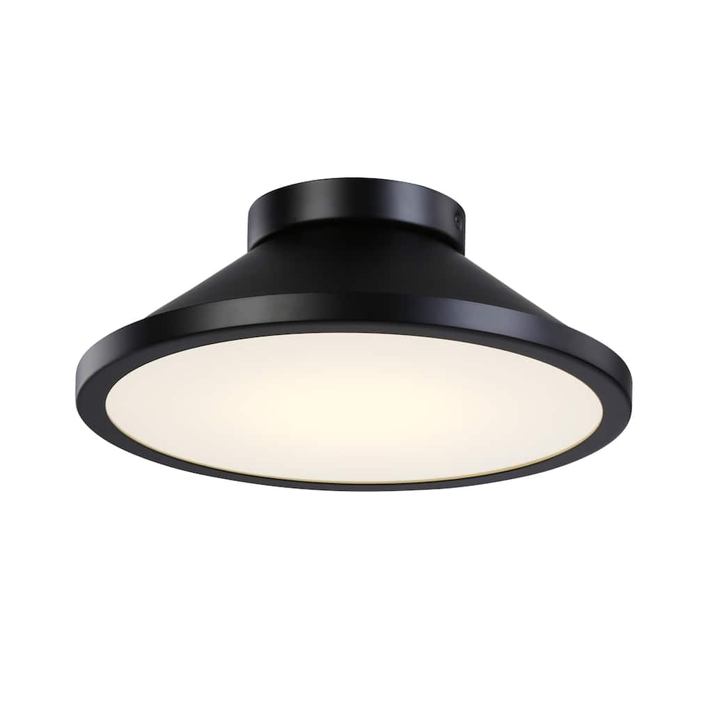 Artcraft Lucida - LED Flush Mount - Black