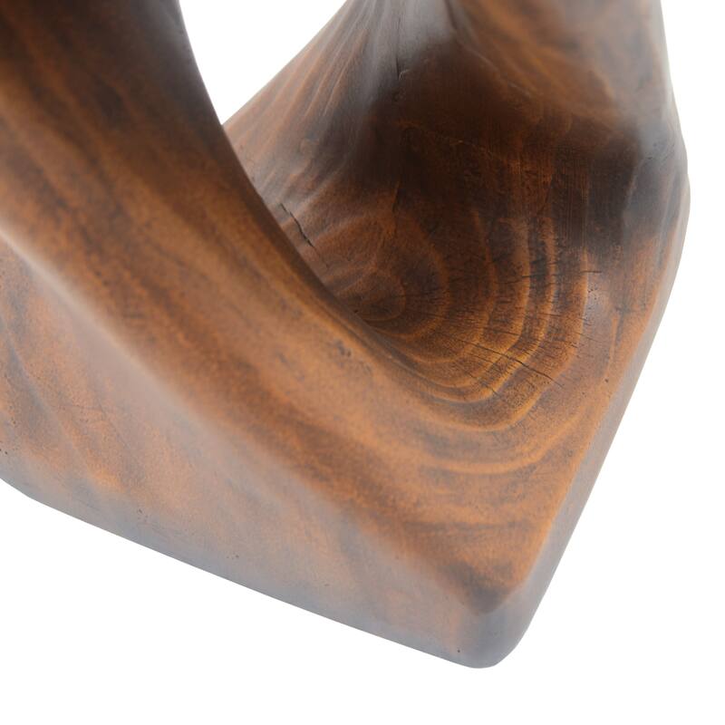Christopher Knight Home - Aurelian Quenby MGO Twist End Table with Wood-Grain Texture