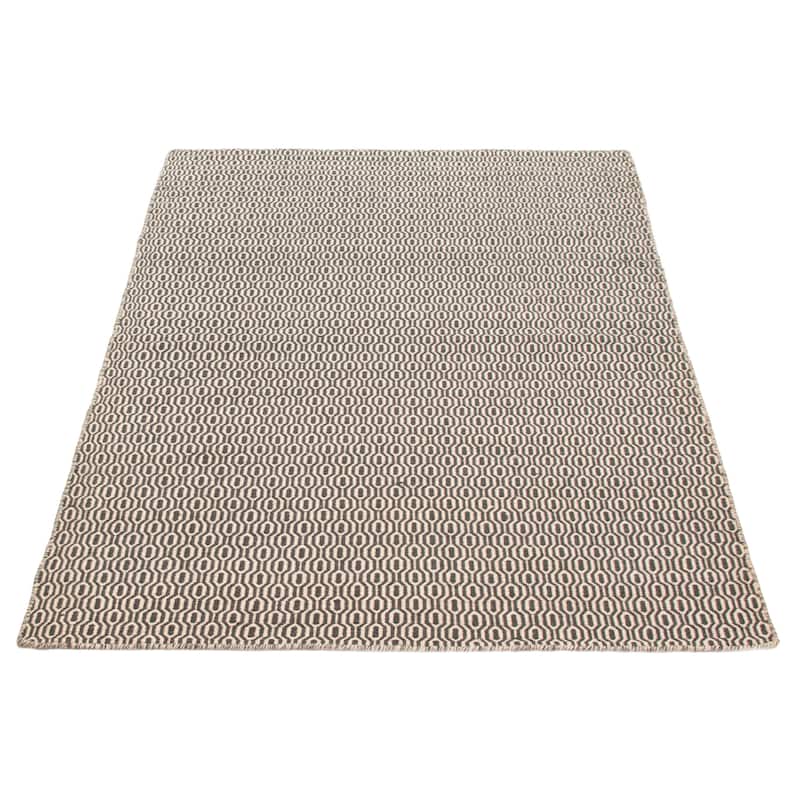 Nevada Grey Kilim 5'3" x 7'4" - 5'3 x 7'4
