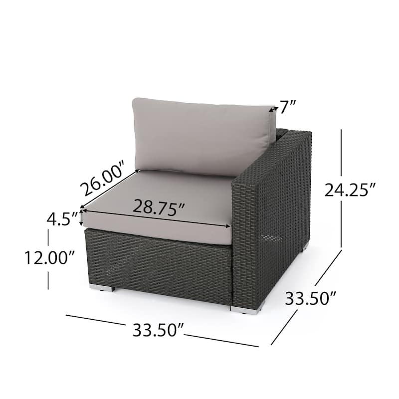 Christopher Knight Home Santa Rosa Outdoor 7-piece Wicker Seating Sectional Set