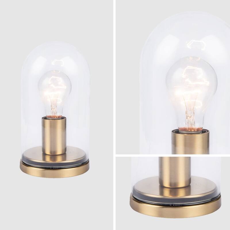 Brio Lighting Atlas - Metal & Glass Table Lamp