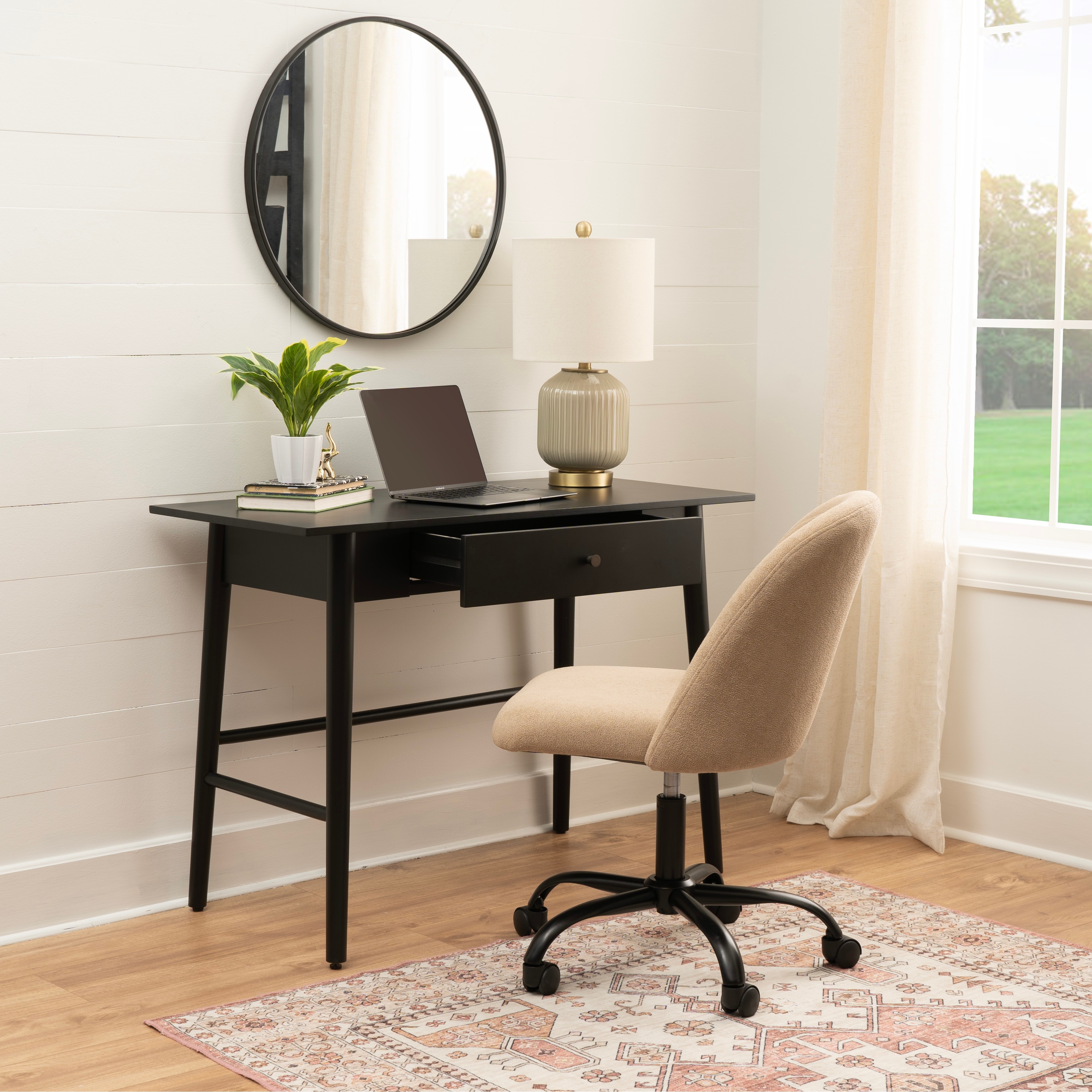 Linon Meade Mid-Century Modern Desk - On Sale - Overstock - 17981903