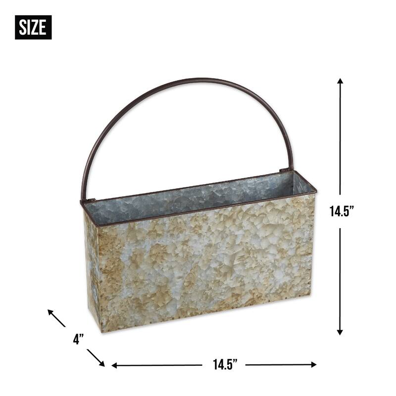 DII Galvanized Wall Planter