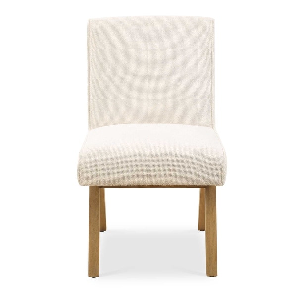 slide 2 of 8, Uttermost Blakely White Armless Dining Chair