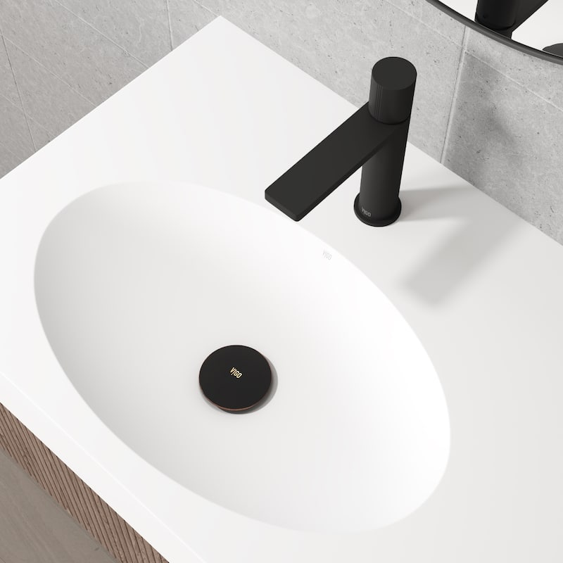 VIGO 1.75" W Bathroom Sink Pop-Up Drain in Antique Rubbed Bronze