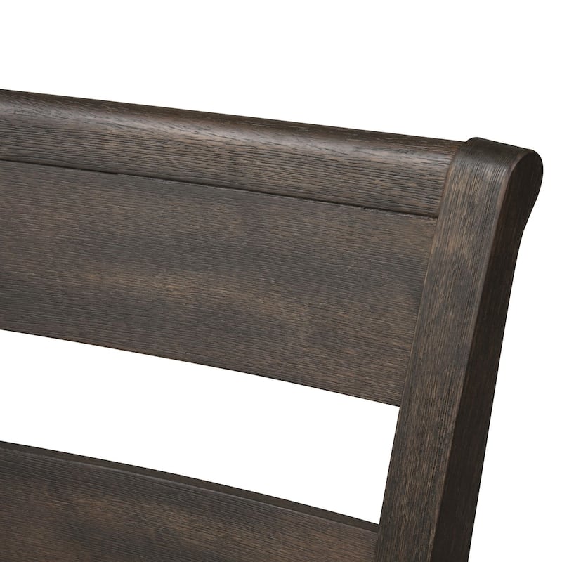 Double Bridge Dark Chestnut Splat Back Side Chair (Set of 2)