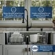 preview thumbnail 6 of 14, Karran QUWS-880 Undermount 32-1/2 in. Double Equal 50/50 Bowl Workstation Kitchen Sink