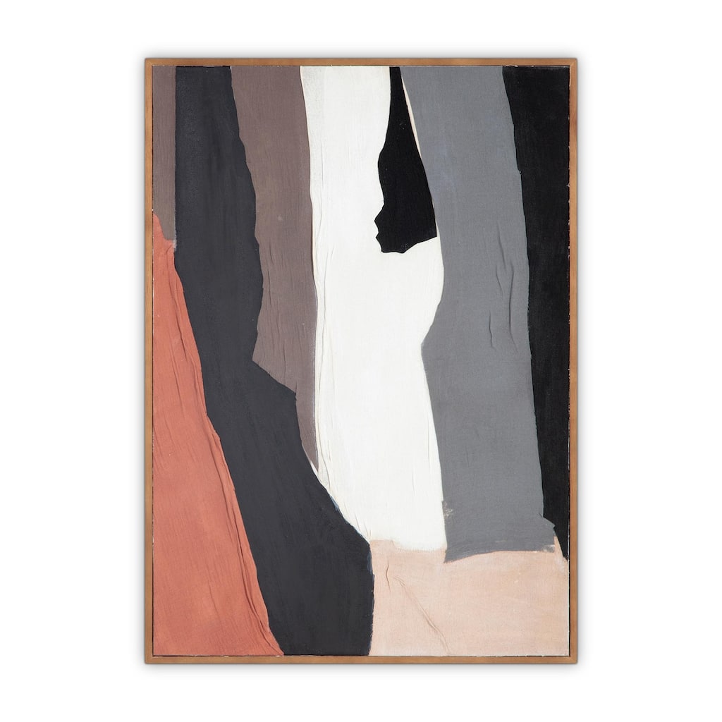 NADAAL STUDIOS Joelle, Painting on Canvas with Frame, Multicolor