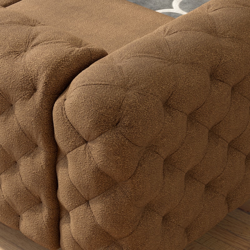 Corvus Aosta Chesterfield Tufted Velvet Sofa