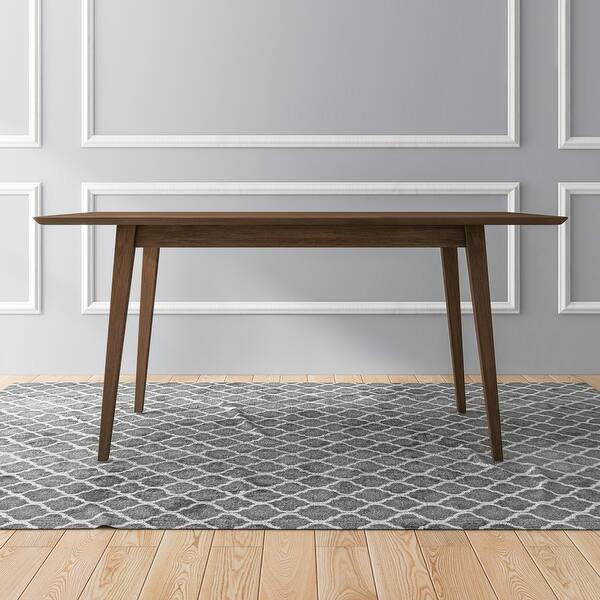 Mary Modern Style Solid Wood Rectangular Dining Kitchen Table - Bed ...