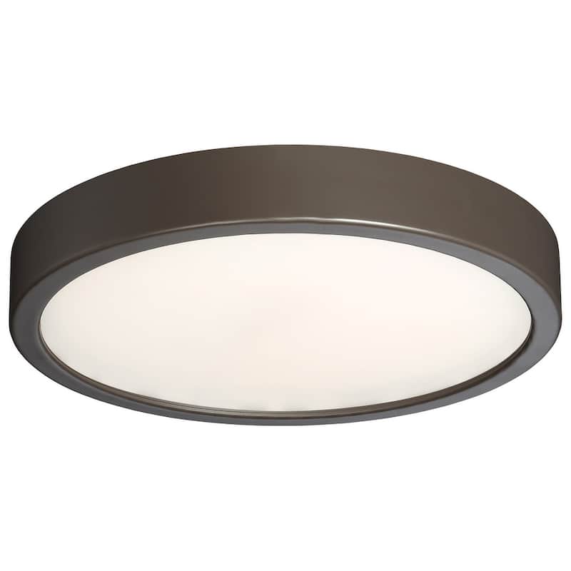 Kovacs LED 10" Wide Flush Mount Ceiling Light from the LED Flush - Painted Copper Bronze Patina