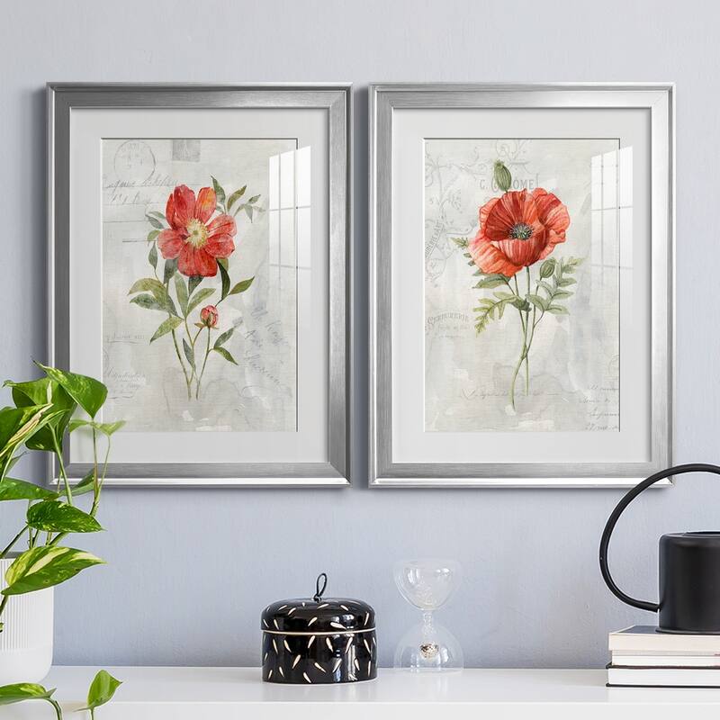 Linen Peony Premium Framed Print - Ready to Hang