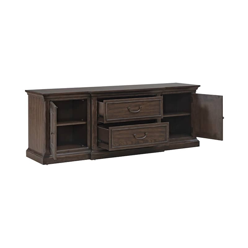 Liberty Furniture Paradise Valley 78 Inch TV Stand Entertainment Console - Width 78" x Depth 20" x Height 28"
