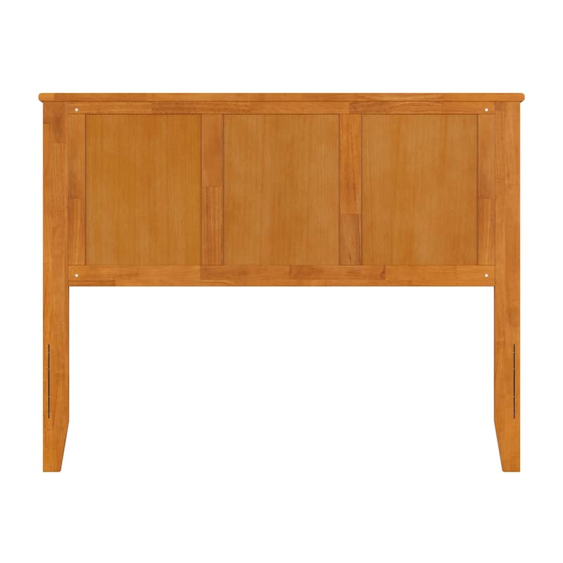 Solid Wood Headboard Panel - Light Toffee Finish - Bedroom Decor Upgrade