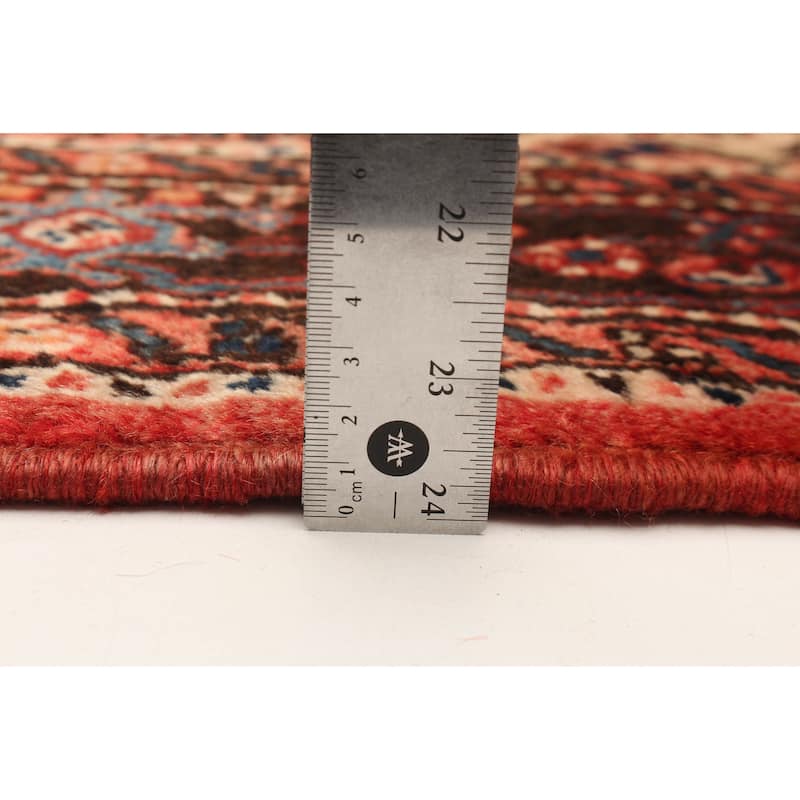 ECARPETGALLERY Hand-knotted Andelz Red Wool Rug - 5'4 x 10'6