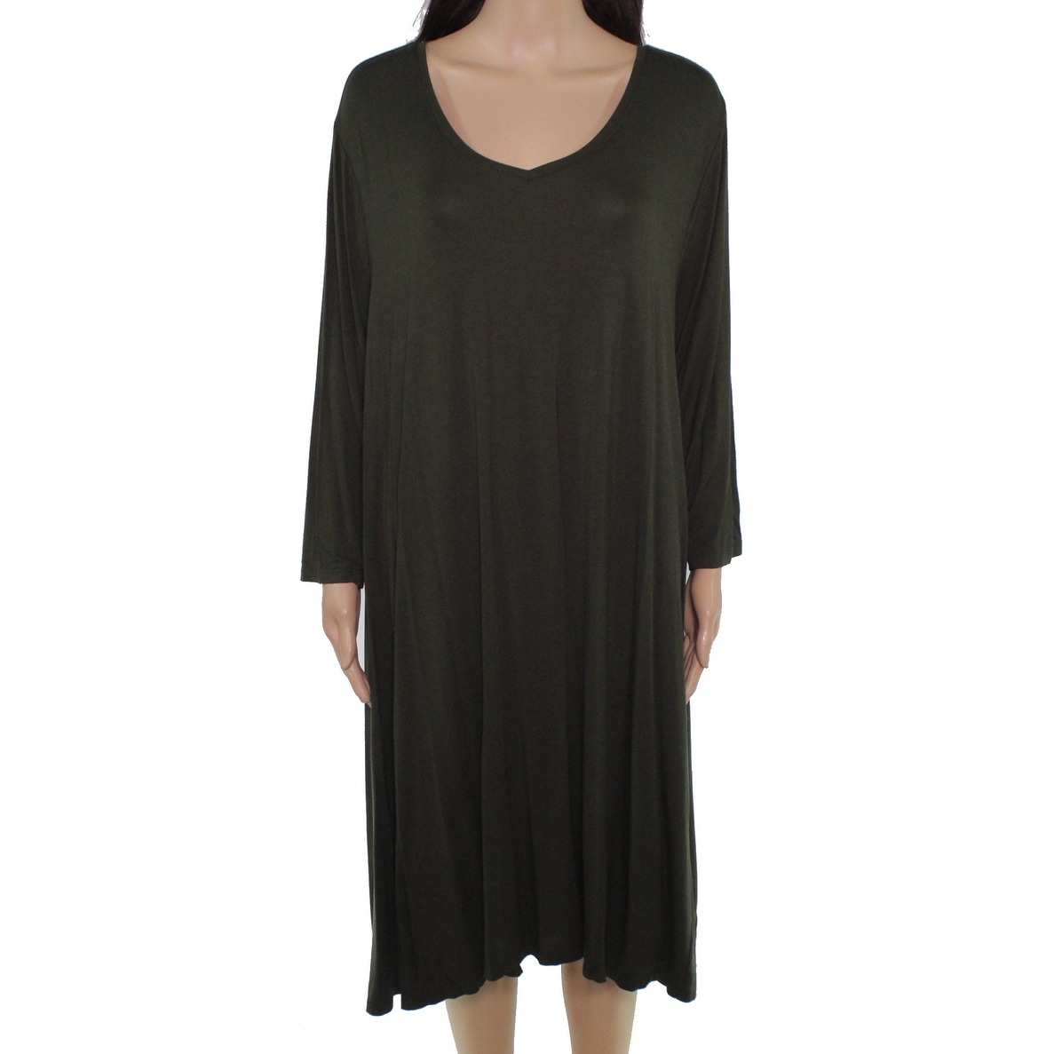 t shirt dress olive green