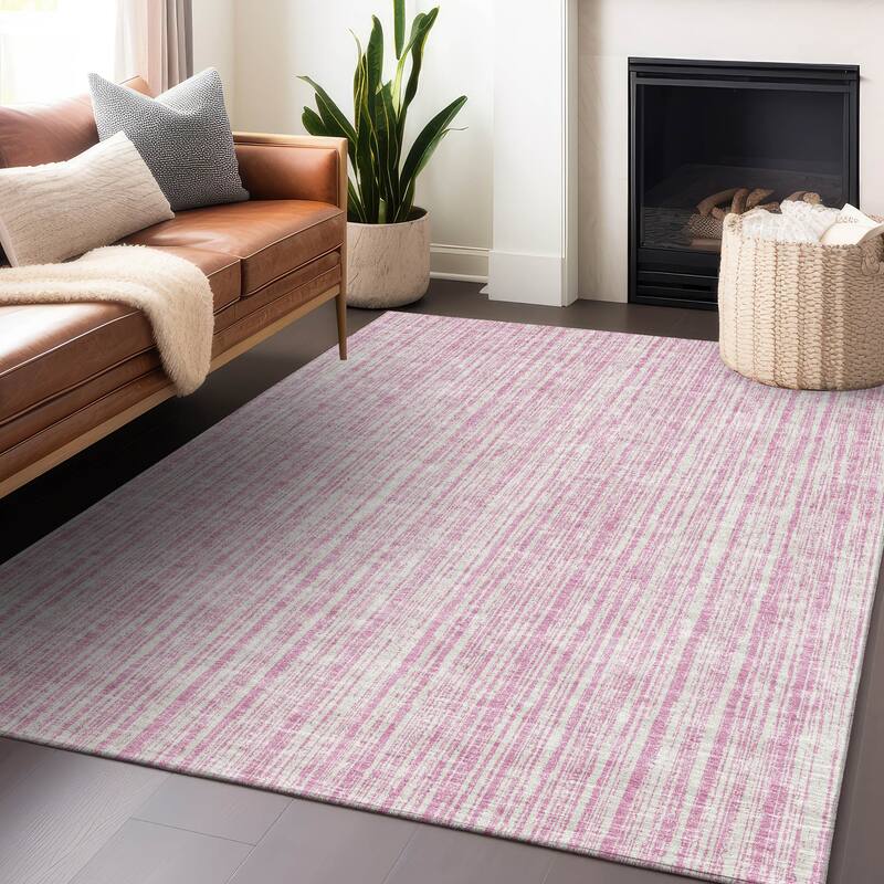 Premium Washable Super Soft Striped Mayfield Rug