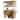 Vintiquewise Versatile Multi-Tier Shelves Wooden Rolling Cart - Perfect for Festival, Event Stand, Food Tasting Display Rack