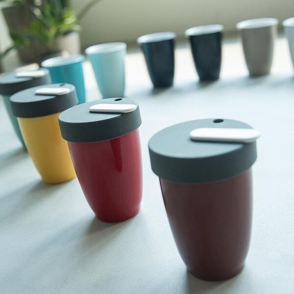 LOVERAMICS 250ml Porcelain Double Walled Mug. Opens flyout.