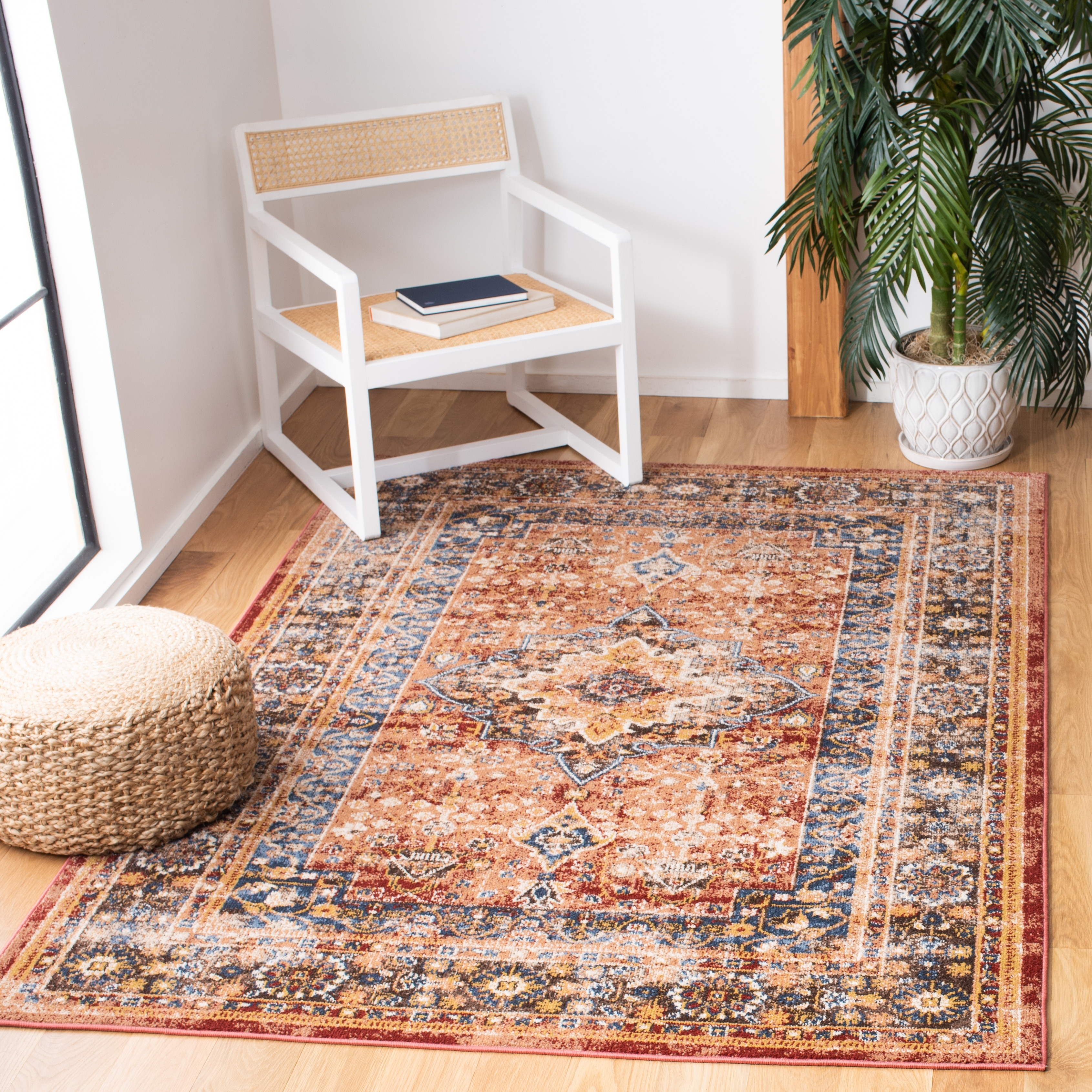 Brown 3' x 3' Square SAFAVIEH Bijar Collection BIJ652D Traditional Oriental Distressed Non-Shedding Living Room Bedroom Accent Area Rug Rust Brown 3' x 3' Square SAFAVIEH Bijar Collection BIJ652D Traditional Oriental Distressed Non-Shedding Living Room Bedroom Accent Area Rug Rust