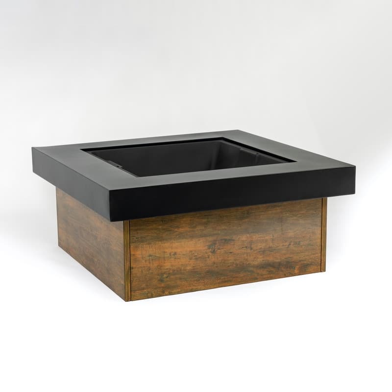 36-Inch Iron Wood-Burning Fire Pit Table