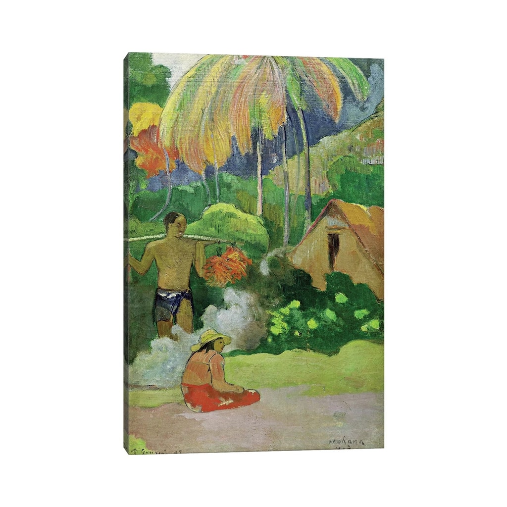 iCanvas "Landscape in Tahiti " by Paul Gauguin Canvas Print