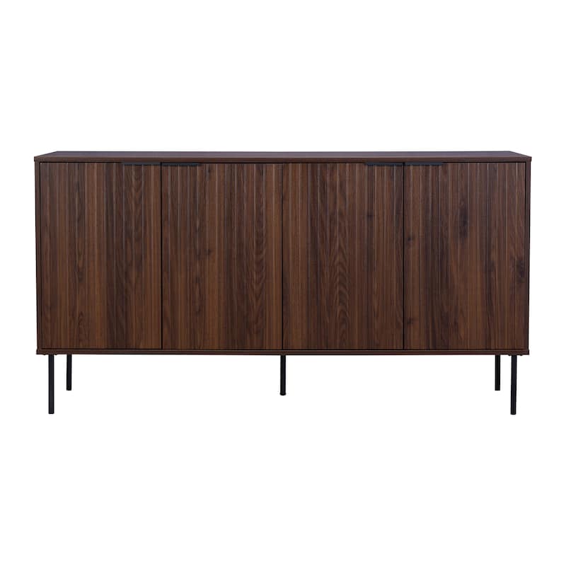 Lysander Fluted Sideboard Buffet Cabinet