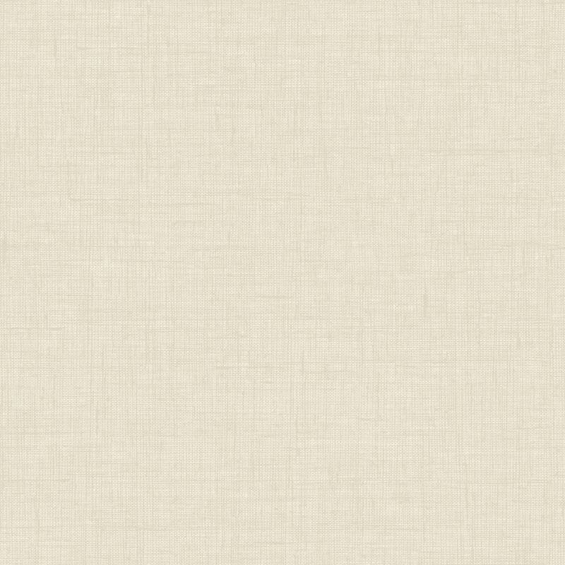 Seabrook Designs Zavanna Faux Linen Unpasted Wallpaper - 27 in. W x 27 ft. L - Light Grey & Off-White