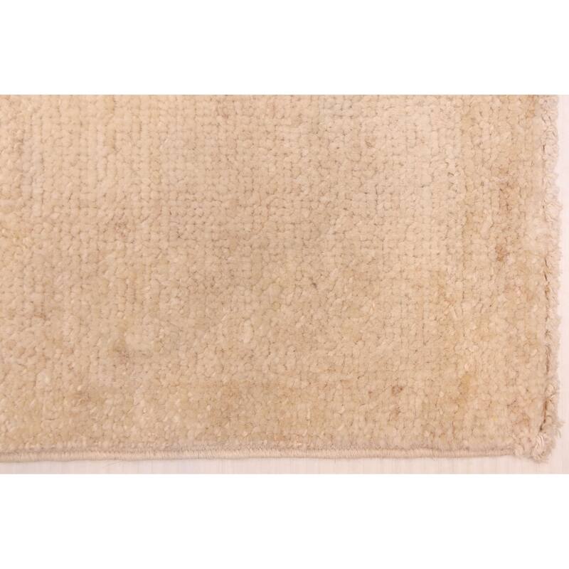 ECARPETGALLERY Hand-knotted Peshawar Oushak Beige Wool Rug - 9'10 x 14'4