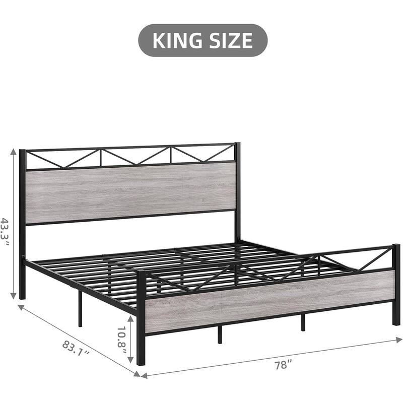 Bed Frame with Headboard