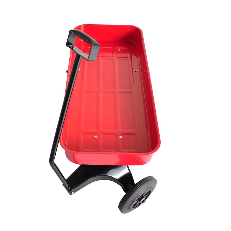 Steel Garden Cart with Wheels