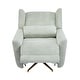 preview thumbnail 39 of 45, Boucle Metal Base Power Recliner Chair with 360° Swivel, 90°-165° Adjustable Backrest, Extended Footrest
